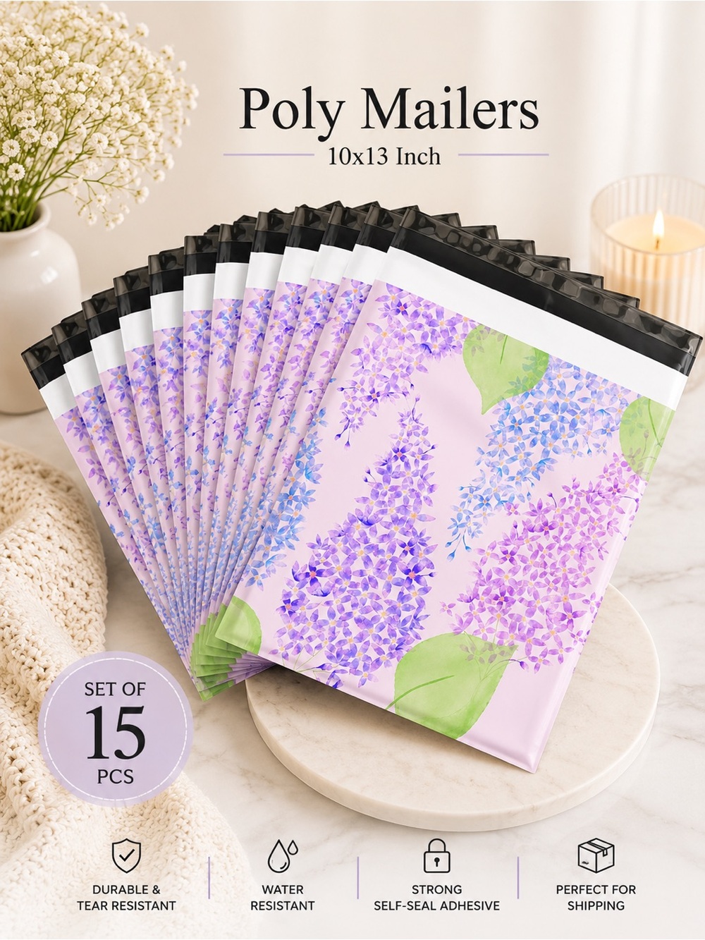 (15!) Poly Mailers – Buyers Choice! 10x13 - Picture 4 of 7